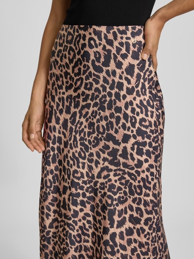 Guess Midirok met elastische band, model 'SIBILLA' Middenbruin - 3