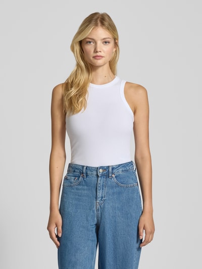 JJXX Top z dodatkiem wiskozy model ‘FOREST’ Biały 4