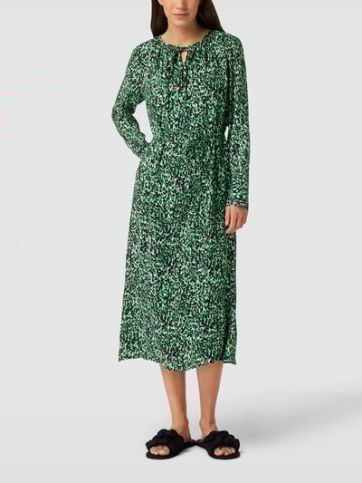 comma Midi-jurk met druppelvormige hals Groen - 1