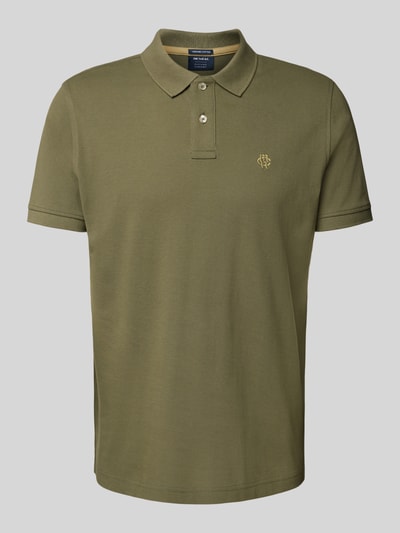 MCNEAL Poloshirt mit Label-Stitching Oliv 2