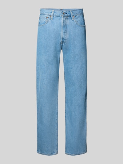 Levi's® Wide Leg Fit Jeans Modell '501®' Hellblau 2