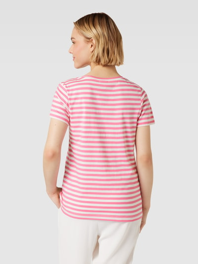 s.Oliver RED LABEL T-Shirt aus Baumwolle mit Statement-Print Pink 5