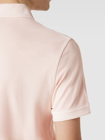 BOSS Orange Poloshirt mit Label-Print Modell 'PRIME' Rosa 3
