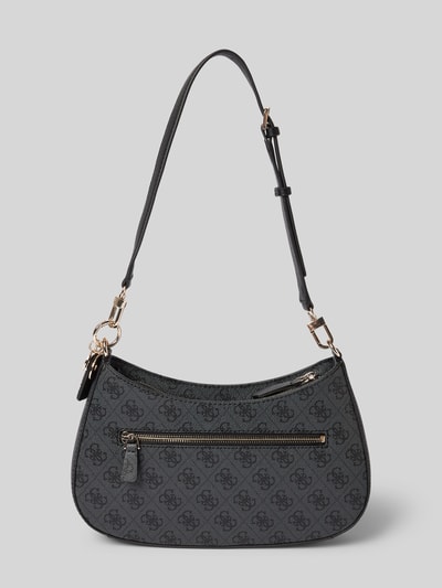 Guess Handtasche mit Label-Applikation und Schulterriemen Anthrazit 4