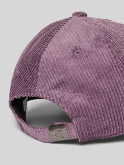 Carhartt Work In Progress Czapka z daszkiem z wyhaftowanym logo Lawendowy 3
