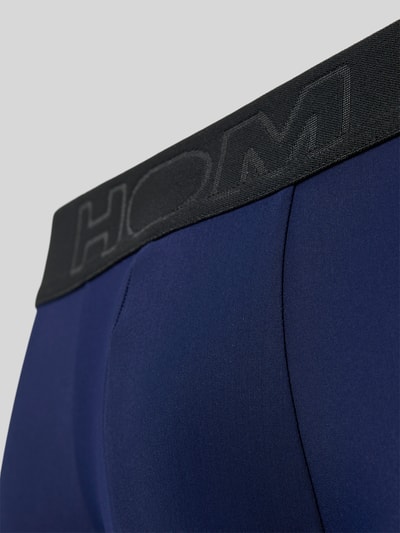 HOM Boxershort met elastische logoband in een set van 3 stuks Marineblauw - 2