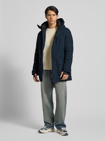 Superdry Parka met capuchon Marineblauw - 1