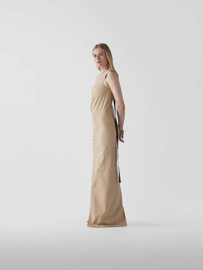 Rick Owens Maxikleid mit Applikation Beige 4