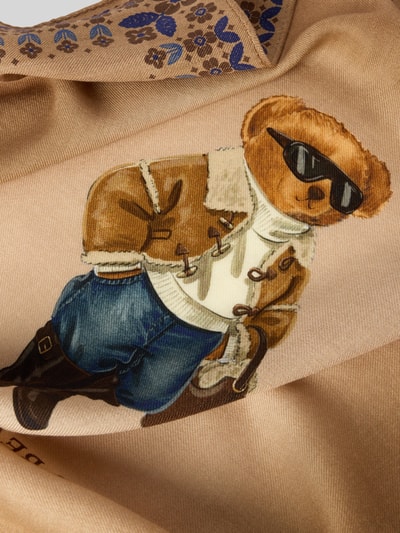 Polo Ralph Lauren Tuch aus Wolle mit Logo-Print Beige 2