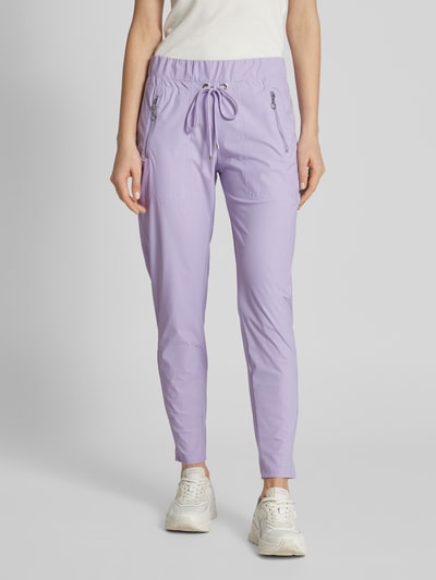 MAC Tapered fit broek met ritszakken, model 'EASY ACTIVE' Lavendel - 4