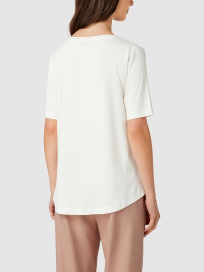 Marc O'Polo T-Shirt mit Rundhalsausschnitt Offwhite 5