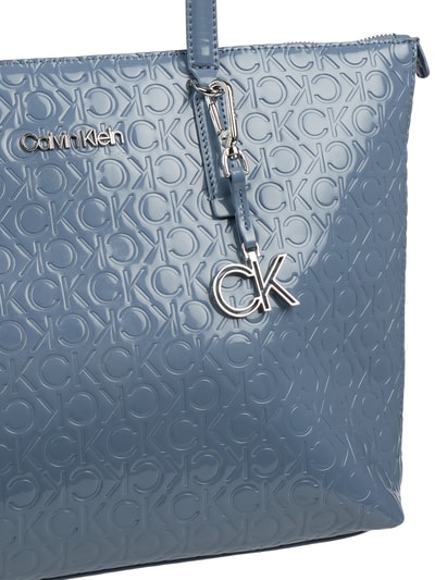 CK Calvin Klein Shopper mit Logo-Muster  Hellblau 2