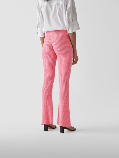 MSGM Leggings aus Leinenmischung Pink 5