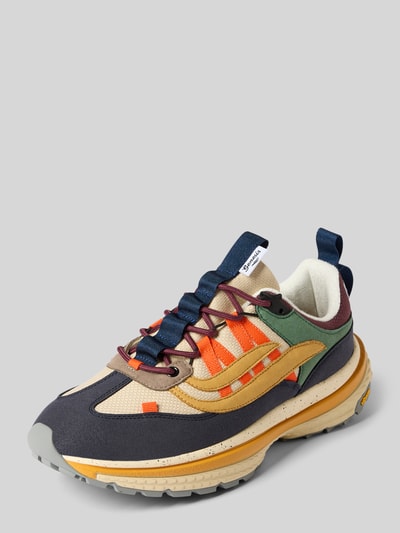 Genesis Sneakers met labeldetail, model 'Machu' Marineblauw - 1