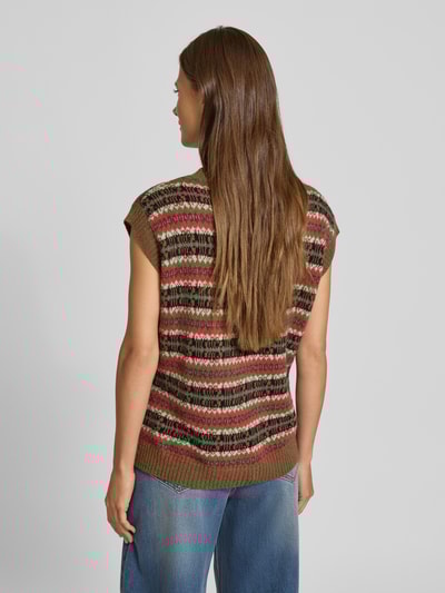 Weekend Max Mara Regular Fit Pullunder aus reiner Alpakawolle Camel 5