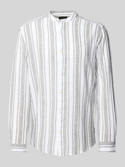 Only & Sons Koszula casualowa o kroju regular fit ze stójką model ‘CAIDEN’ Oliwkowy 2