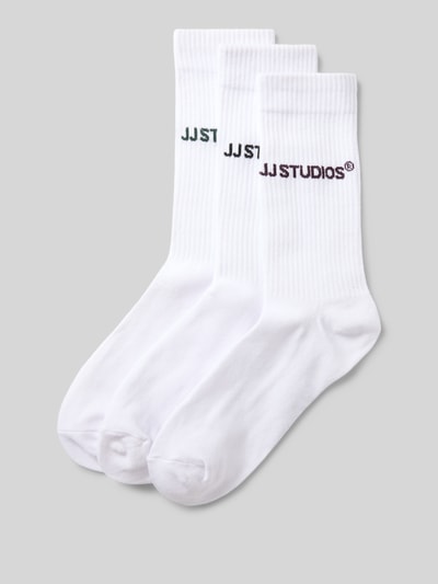 Jack & Jones Sokken in een set van 3 paar, model 'SOHO' Wit - 1