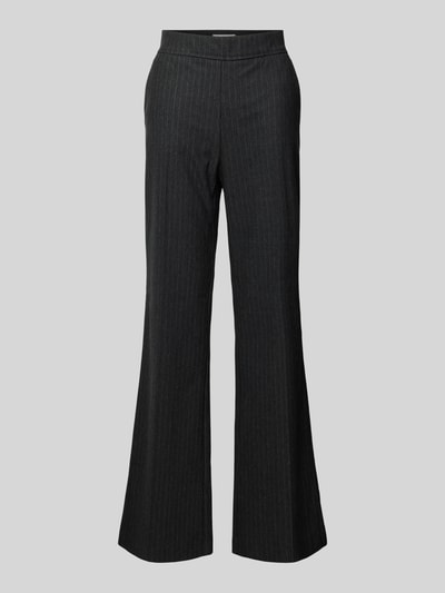 Christian Berg Woman Wide leg stoffen broek met persplooien, model 'Marlene' Zwart - 2