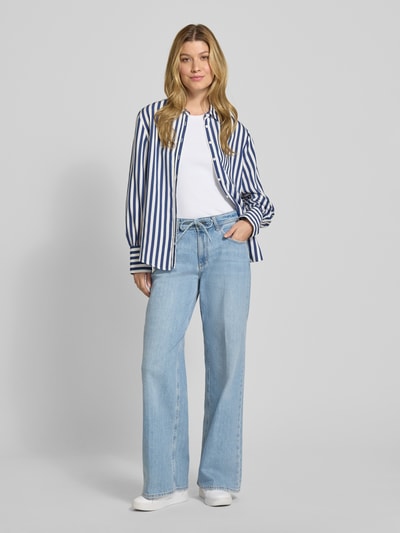 Brax Regular Fit Hemdbluse mit Sportmanschetten Modell 'Vic' Marine 1