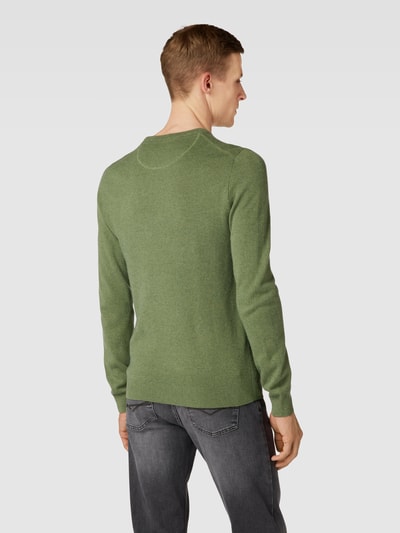 MCNEAL Gebreide pullover in gemêleerde look Rietgroen gemêleerd - 5