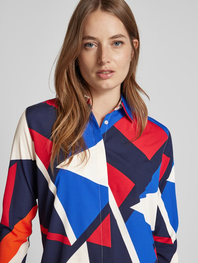 Lauren Ralph Lauren Longsleeve mit Hemdblusenkragen Blau 3