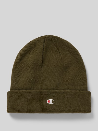CHAMPION Beanie mit Label-Detail Khaki 1