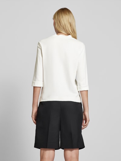 Marc Cain T-shirt met siersteentjes en pailletten Offwhite - 5