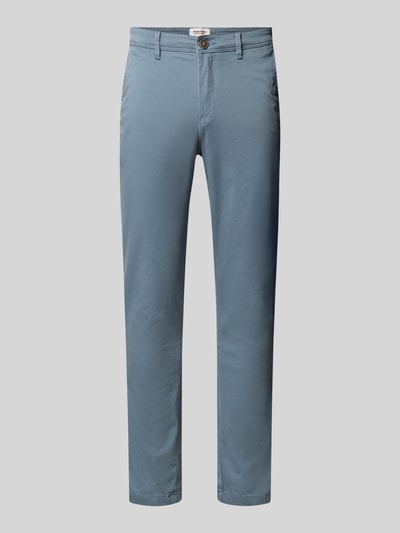Jack & Jones Regular Fit Chino mit Stretch-Anteil Modell 'MARCO' Blau 2