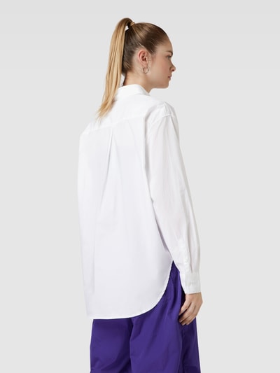 Calvin Klein Jeans Hemdbluse mit Label-Stitching Weiss 5