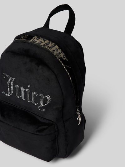 Juicy Couture Rucksack aus Samt mit Strasssteinbesatz Modell 'KIMBERLY' Black 5