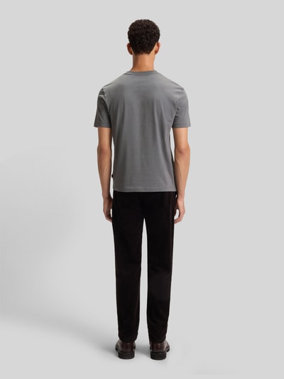 BOSS Orange Regular fit T-shirt van katoenjersey, model 'LUPO' Antraciet - 5