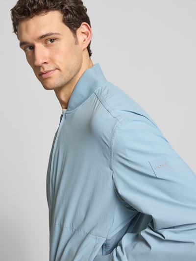 BOSS Orange Regular Fit Blouson mit Baseball-Kragen Modell 'OSURF' Hellblau 3