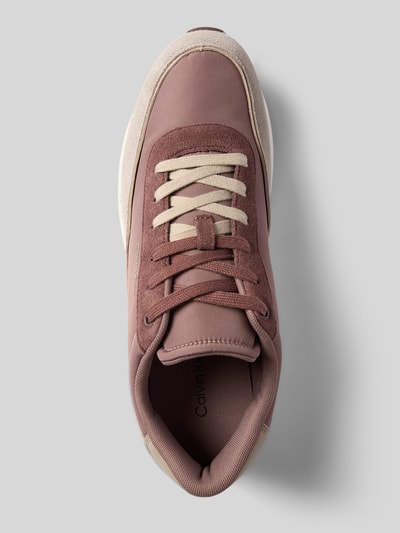 CK Calvin Klein Low Top Sneaker aus echtem Leder Taupe 3