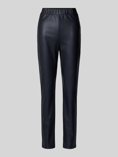 MaxMara Leisure Stoffen broek met elastische band, model 'RODANO' Zwart - 1