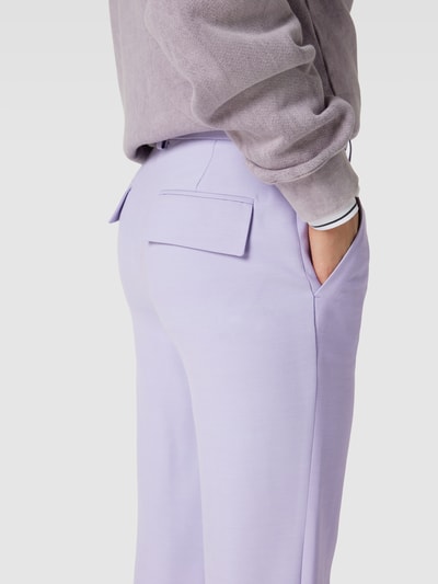 Victoria Beckham Stoffhose mit Eingrifftaschen Lavender 3