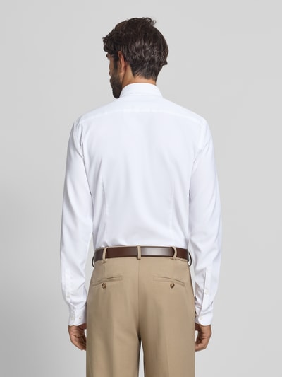 Jake*s Slim Fit Business-Hemd mit extra langem Arm Weiss 5