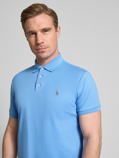 Polo Ralph Lauren Poloshirt mit Label-Stitching Bleu 3