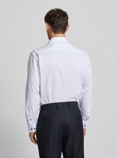 ETERNA Regular fit zakelijk overhemd van katoen met kentkraag Wit - 5