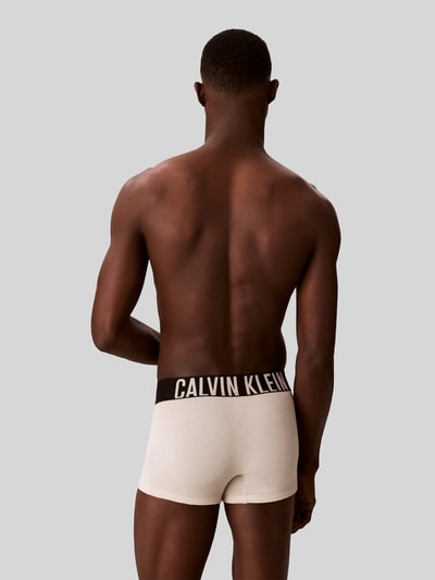 Calvin Klein Underwear Trunks aus Baumwoll-Mix mit Label-Schriftzug im 3er-Pack Sand 5