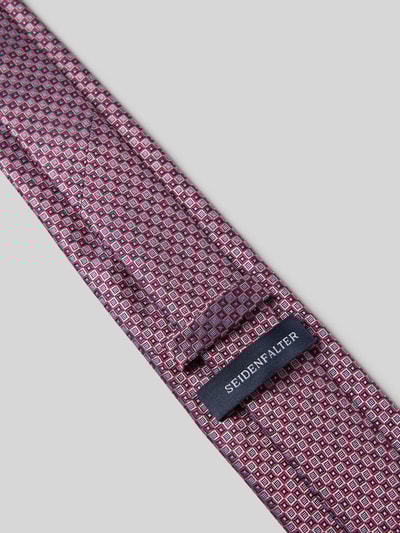 Prince Bowtie Seidenkrawatte mit Statement-Patch (7cm) Flieder 3