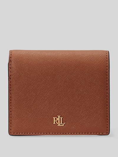 Lauren Ralph Lauren Portemonnee van echt rundleer Cognac - 1
