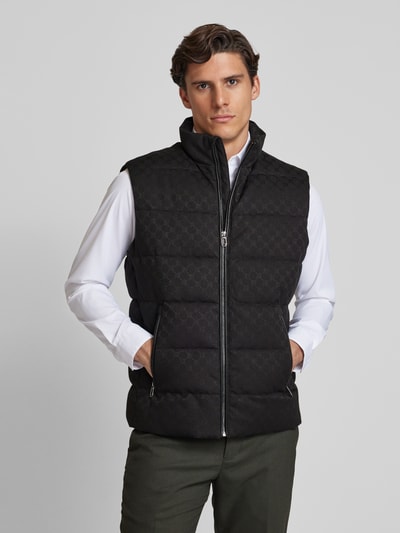 JOOP! Collection Bodywarmer met opstaande kraag, model 'Kornez' Zwart - 4