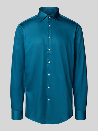 SEIDENSTICKER REGULAR FIT Regular Fit Businesshemd mit Kentkragen Modell 'New' Petrol 2