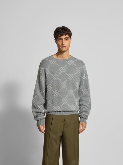 DAILY PAPER Pullover mit gerippten Abschlüssen Mittelgrau 4