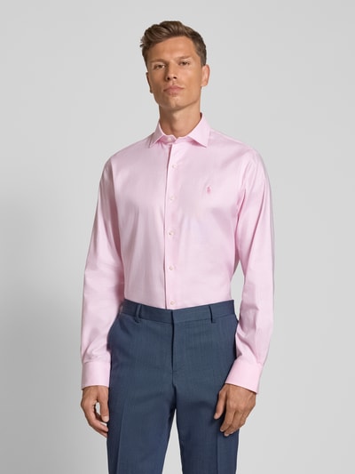 Polo Ralph Lauren Koszula biznesowa o kroju regular fit z kołnierzykiem typu kent Różowawy 4