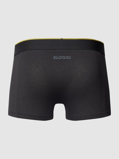 Sloggi Trunks mit Strukturmuster im 4er-Pack Black 3