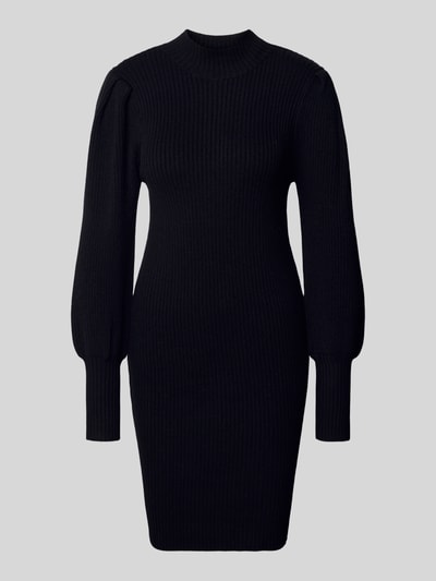 Only Comfort Fit Strickkleid aus Viskose-Mix Modell 'KATIA' Black 2