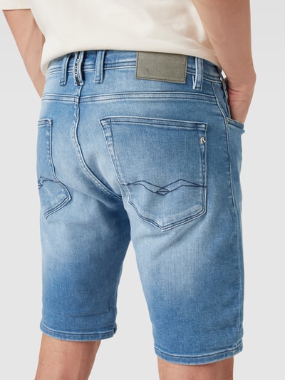 Replay Jeansshorts im 5-Pocket-Design Blau 3