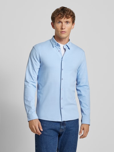 Casual Friday Regular Fit Freizeithemd mit Kentkragen Modell 'Arthur' Hellblau 4