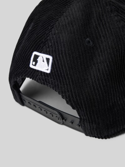 New Era Baseballpet met labeldetail Zwart - 3